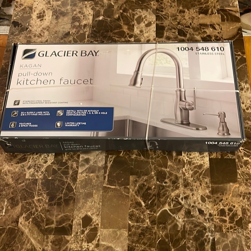 Glacier Bay Stainless-Steel Pull Down Kitchen Faucet